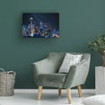 thumbnail image 3 of Canvas Wall Art - Danny Gao 'Night At Seattle' Wall Art for Living Room, Bedroom, or Office Décor by Trademark Fine Art - 24 x 16 Inches, 3 of 4
