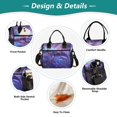thumbnail image 3 of Whales in Space Cooler Bag Lunch Bag Soft Cooler Cooling Tote Insulated Lunch Box for Adult Men Women, 3 of 6