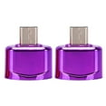 thumbnail image 2 of 2Pcs Charger Adapter Charging Data Transmission Mini Micro-USB to USB Female Converter for Mobile Phone, 2 of 8