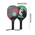thumbnail image 2 of Pickle Ball Paddle Set Of 2 2-pcs Lightweight Pickle Ball Rackets Pickleball Rackets With 2 Balls For Adults Indoor Amp; Outdoor, 2 of 5