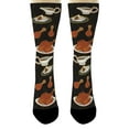 thumbnail image 4 of ThisWear Thanksgiving Gifts If You Can See This Bring Me Some Gravy Fun Food Socks 1-Pair Novelty Crew Socks, 4 of 5