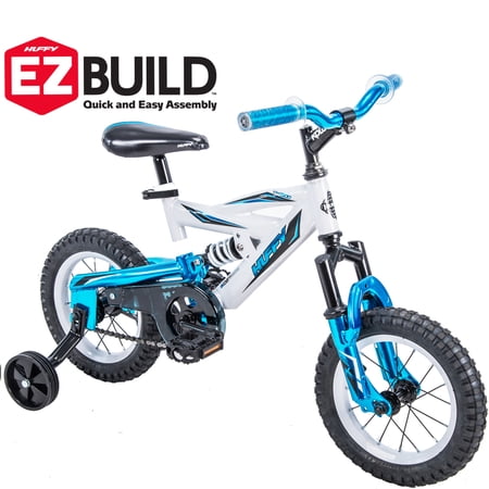 Huffy 12" DS 1200 Boys EZ Build Metaloid Bike, Blue