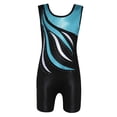 thumbnail image 5 of Qarigey Niñas Ballet Danza Gimnasia Leotardos Tank Boy Shorts 5-6 Años conjuntos de ropa Azul 9-10 años, 5 of 5