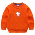 thumbnail image 3 of Hello Kitty suéter de moda de dibujos animados para niñas primavera y otoño cuello redondo niños de manga larga top con fondo mantener la ropa abrigada, 3 of 5