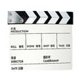 thumbnail image 1 of keepw Movie Clapperboard Accessory Notice Plate Printed Pattern Sturdy Wood Video Director Clapperboards Scene Boards Large Chinese white 30*27CM, 1 of 2