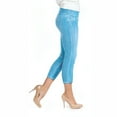 thumbnail image 3 of Bluberry Jean Indigo Léger pour Femmes, Coupe Courte, 3 of 5