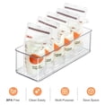 thumbnail image 3 of Contenedor para congelar leche materna, paquete de 4 unidades, Heyuzb, transparente, 3 of 8
