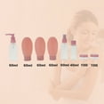 thumbnail image 2 of Unique Bargains 11 Pcs Travel Size Toiletries Bottles Containers Leakproof Squeezable Refillable Travel Bottles Set Gray Pink, 2 of 6