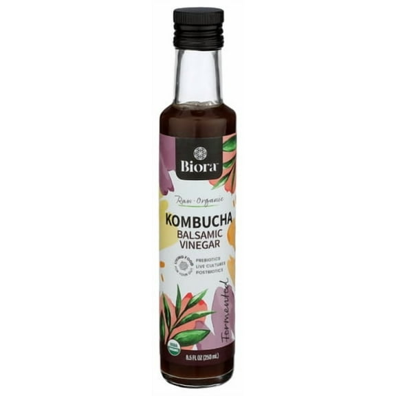 Biora Organic Balsamic Vinegar Kombucha 8.5 fl oz (Pack of 6)
