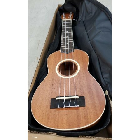 Lanikai Model LU21-S Soprano Size Acoustic Ukulele with Gig Bag, Okoume Wood