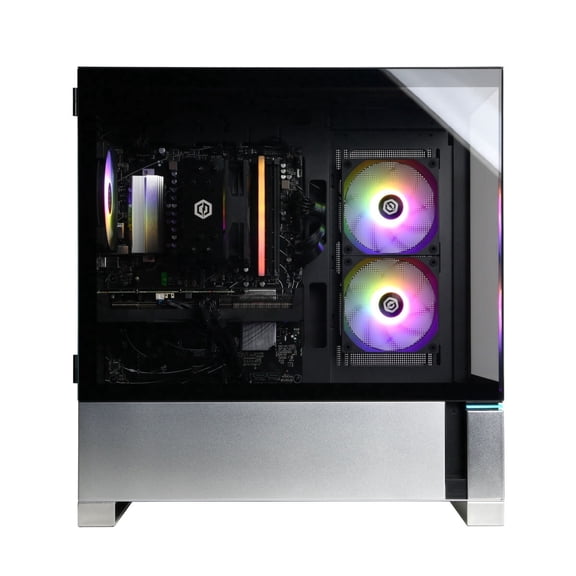 (Open Box) CyberPowerPC CS450202MB492371 Gamer Master Gaming Desktop Ryzen 5 8400F 4.2GHz NVIDIA GeForce RTX 5060 8GB 16GB RAM 1TB SSD Win 11 Home Black