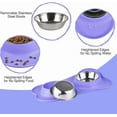 thumbnail image 6 of Dog Bowls 2 Stainless Steel Bowl for Pet Water and Food Feeder with Non Spill Skid Resistant Silicone Mat for Pets Puppy Small Medium Cats Dogs, 6 of 6