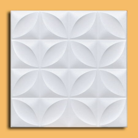 White Styrofoam Ceiling Tile Closter (Package of 8 Tiles) - same as Perceptions and