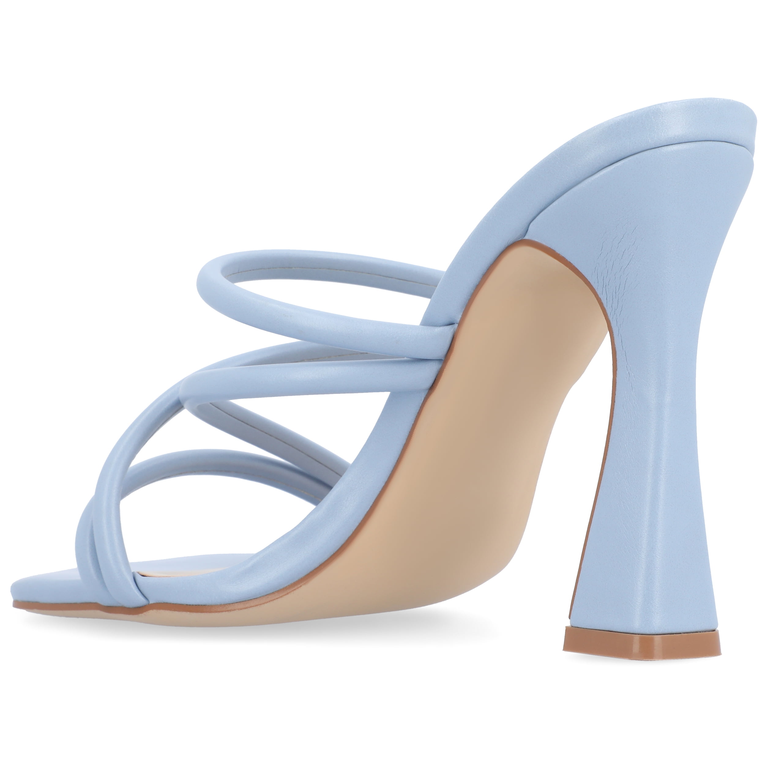 Journee Womens Louisse High Heel Open Toe Sandals