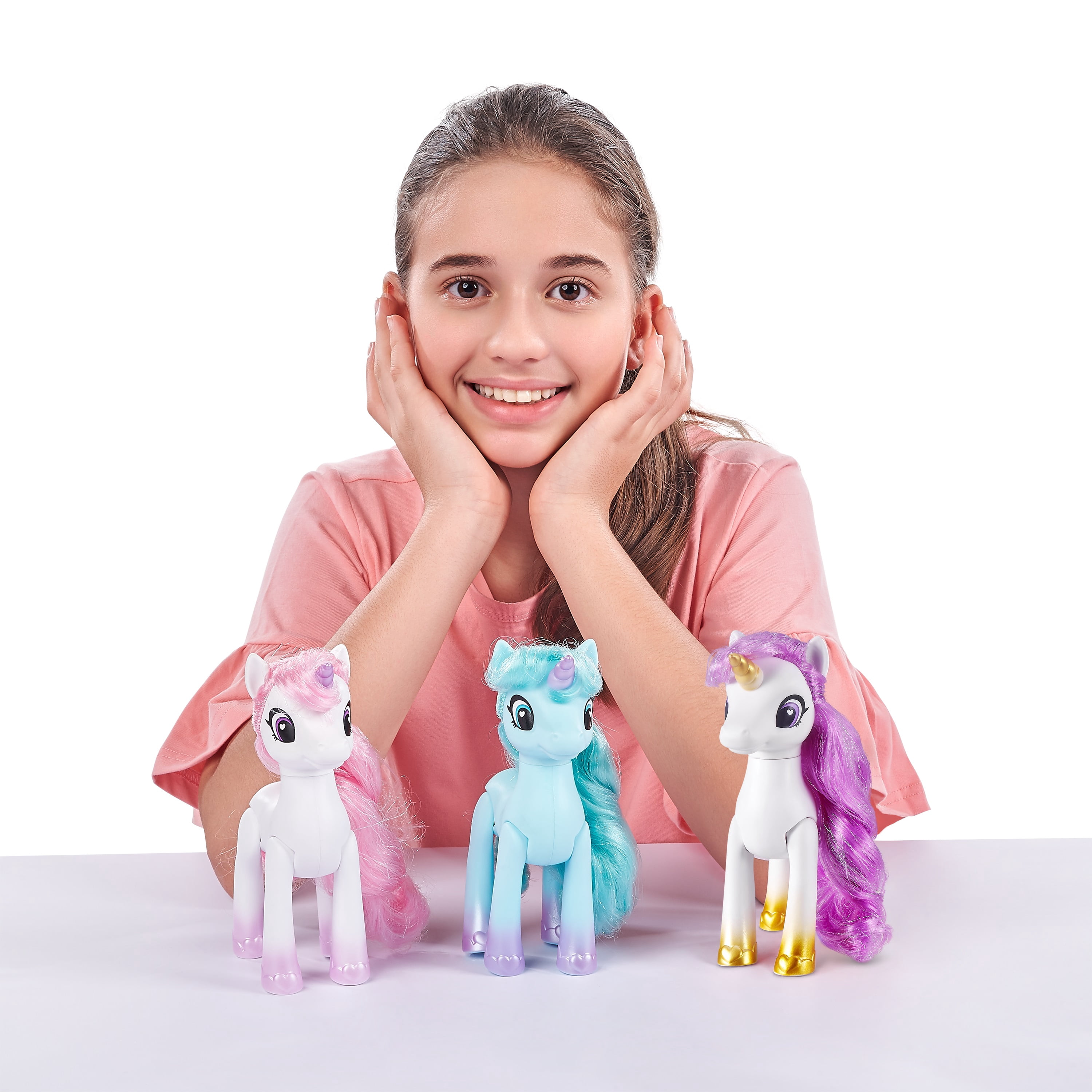 Sparkle Girlz Unicorn Dolls with Movable Legs by ZURU