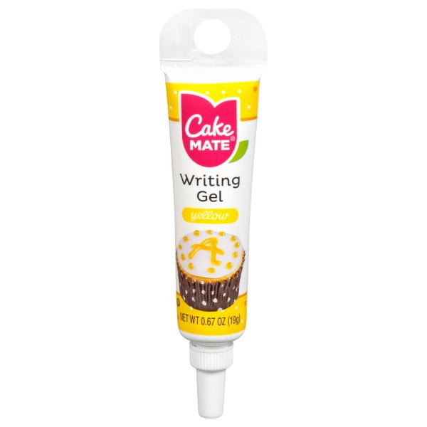 Cake Mate Decorating Gel Yellow .67 oz Case of 6