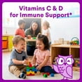 thumbnail image 4 of SmartyPants Toddler Plus Multi & Omegas Multivitamin Gummies, Omega 3 DHA/EPA, Vitamins D3, C, B12, B6, A, K, Zinc, Biotin, Gluten Free, Clean Label, Low Sugar, 3 Flavors, 120 Gummies, 4 of 7