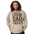 thumbnail image 4 of Cool Best Dad Ever Father's Day Hoodie Hooded Sweatshirt Men Brisco Brands S, 4 of 6