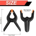 Romeda 8 Pack 4.5inch Heavy Duty Plastic Spring Clamps for Crafts