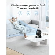 Dreo Fan for Bedroom, 12 Inches, 70ft Powerful Airflow, 28db Quiet Table Air Circulator Fans for Whole Room, 120° Adjustable Tilt, 3 Speeds, Desktop Fan for Home, Office, Kitchen