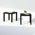 thumbnail image 6 of Furinno Simple Square Coffee Table, Side Table, Set of 2, Black, 6 of 7