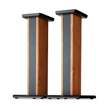 UPC: 0875674003653 | edifier ss02 s1000db / s2000pro wood grain speaker stands enhanced audio listening experience for home theaters