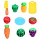 thumbnail image 5 of 1 juego de 10 piezas de mini juego de comida para cortar frutas y verduras, juego de simulación de comida, juguetes de cocina, divertido juego de cortar frutas y verduras., 5 of 6