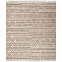 SAFAVIEH Natural Kilim Blaine Geometric Area Rug, Natural/Ivory, 6' x 9'