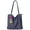 Gray, variant on Corduroy Totes Bag with Zip, FITDON Shoulder Bags Handbags Women's Hobos Large Capacity Shopping Bag