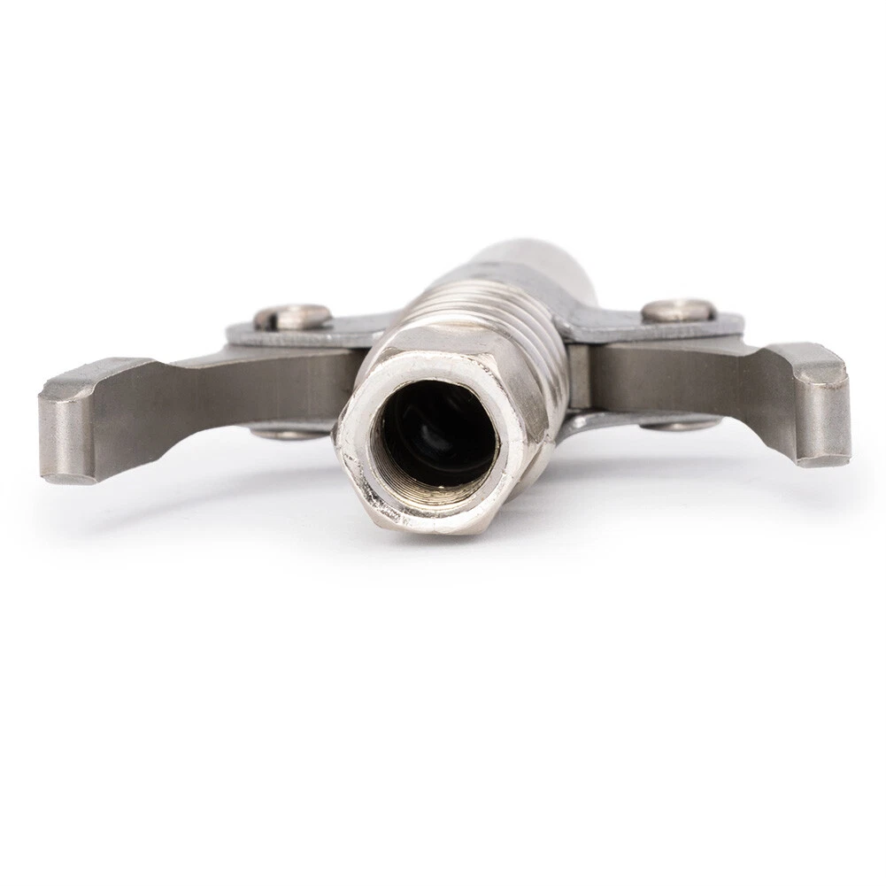 Grease Gun Coupler Double Handle High Pressure Quick Release Lock Oil Nozzles