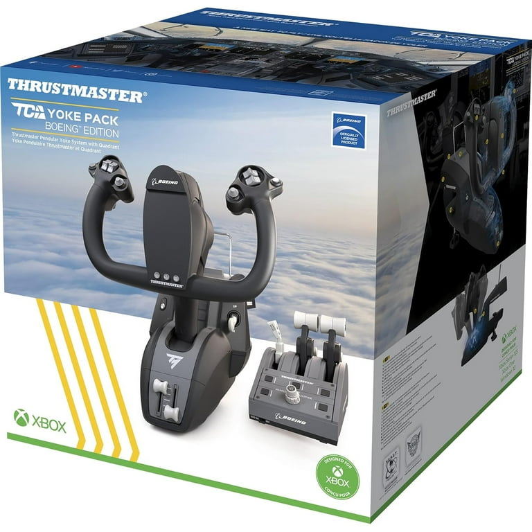 Thrustmaster TCA Flight Controls Joystick & Throttle Yoke Pack