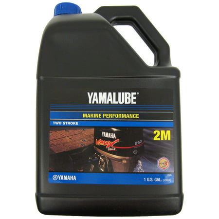Yamaha Outboard Yamalube 2M MARINE 2 STROKE OIL GALLON TCW-3 (Best Two Stroke Outboard Oil)