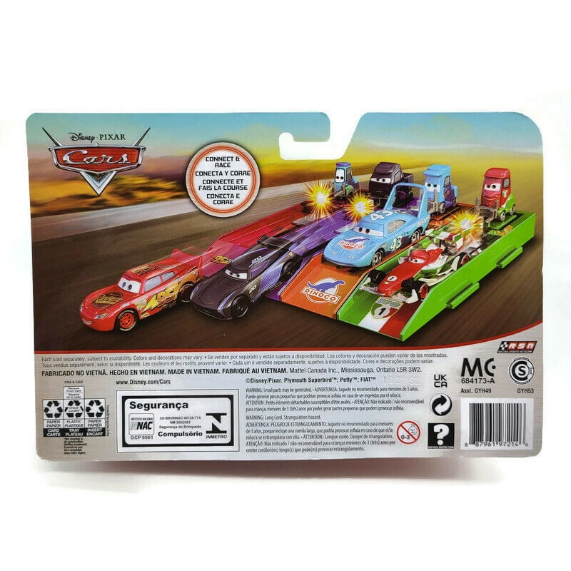 Buy Disney Pixar Cars Lightning McQueen & Guido Launcher - Slam to ...