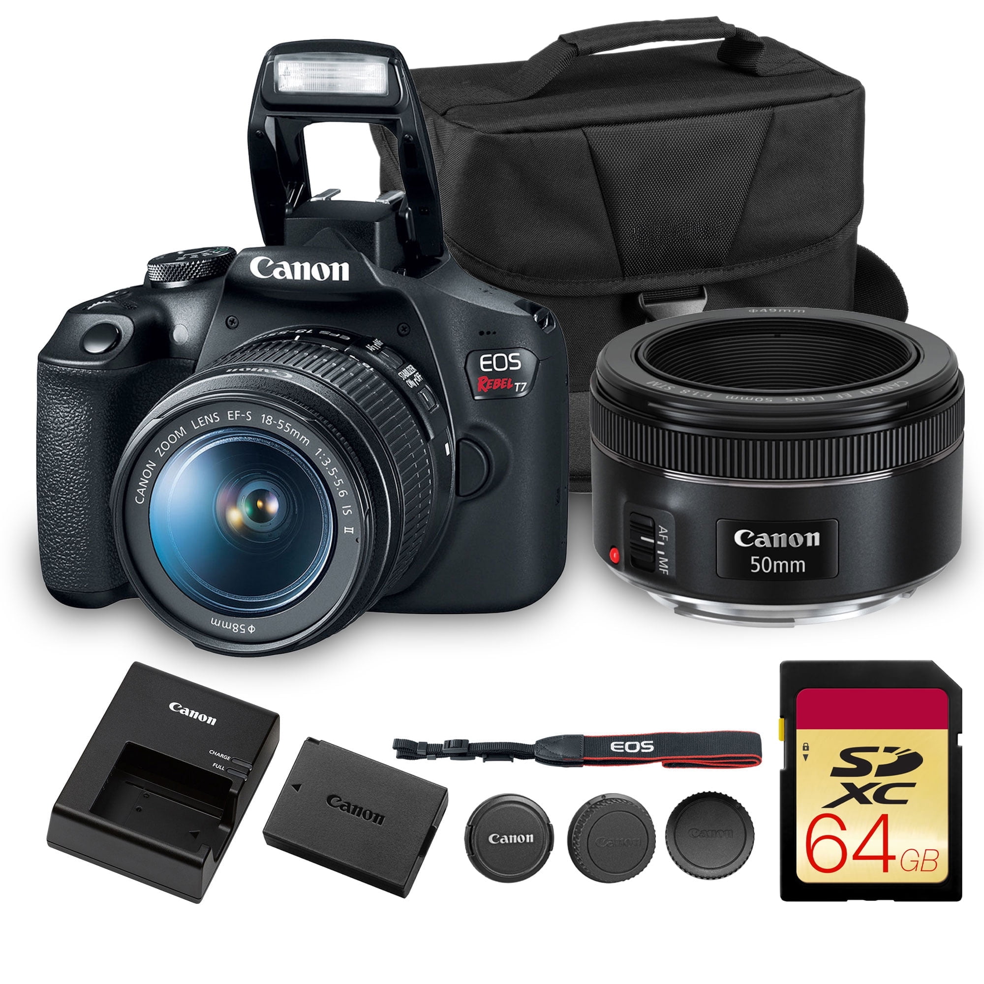 Canon EOS 2000D DSLR Camera with EF-S 18-55 mm F/3.5-5.6 III Lens