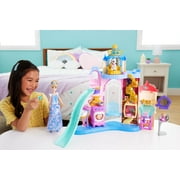 Disney Princess Pet Palace & Cinderella Fashion Doll with 2 Animal Friends & 20+ Furniture & Accy