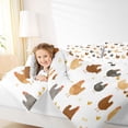 thumbnail image 4 of Homewish Kids Children Kawaii Chicken Full Size Comforter Sets 3-Piece,Farmhouse Animal Bedding Comforter Set,Cartoon Cute Lightweight Bedding Sets,Ultra Soft Home Decor,Reversible, 4 of 8