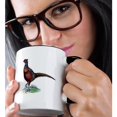 thumbnail image 2 of 3dRose, Colorful Vintage Drawing Of A Red Pheasant, 15oz Two-Tone Black Mug, 2 of 7