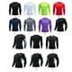 thumbnail image 2 of sweethay Ropa interior térmica para hombre, medias elásticas deportivas de secado rápido, para esquiar, correr, capas Base cálidas, ropa deportiva de Camisetas XXXL Negro sweethay AP013385-04, 2 of 6
