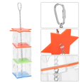 thumbnail image 3 of TOPINCN Bird Hanging Food Holder,Multilayer Bird Parrot Forage Box Hanging Treat Foraging Toy Transparent Acrylic Food Holder, Parrot Hanging Forage Box, 3 of 7
