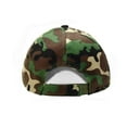 thumbnail image 4 of Wholesale 12-Pack Plain Baseball Cap Adjustable Blank Curved Sun Visor Ball Hat Camo Woodland, 4 of 4