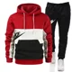 thumbnail image 4 of Nuevos chándales de moda para hombre, sudaderas con capucha, traje de otoño e invierno para hombre, suéter con capucha y pantalones deportivos, conjunto de dos piezas, ropa de hombre de talla grande, 4 of 4