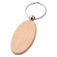 thumbnail image 1 of fastboy Wooden Keychain Wood Key Ring Lightweight Pendant Buckle Collection Oval Large 6*3.5, 1 of 6