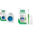 thumbnail image 1 of GUM EasyThread Floss + Threader (50 uses) and GUM Proxabrush Go-Betweens Interdental Brushes, Tight (8 Count), 1 of 7