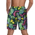 thumbnail image 3 of Kdxio Watercolor Cactuses Print Men'S Swim Trunks With Compression Liner 7 Inch Inseam Quick Dry Swim Shorts, 3 of 7