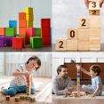 thumbnail image 5 of Unique Bargains 1.2 Inch Unfinished Wooden Blocks, 50 Pack Natural Wood Cube Square Wood Blocks for DIY Craft, 5 of 5