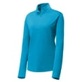 thumbnail image 5 of Womens PosiCharge Competitor 1/4-Zip Lightweight Polyester Pullover Atomic Blue X-Large, 5 of 8