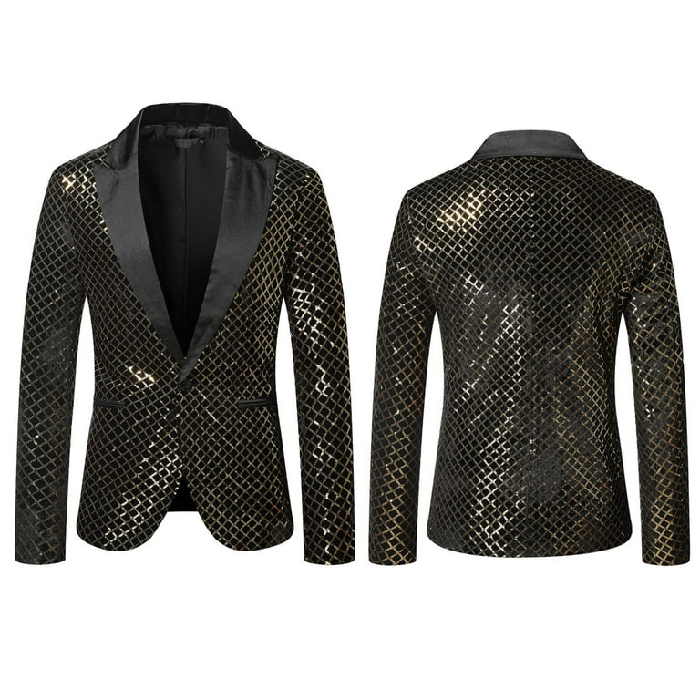 Mens glitter hotsell jacket uk