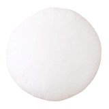 Fennco Styles White Pillow Insert – Premium Polyester Fiber, USA Made, Square & Round (14" Round 2-Pack)