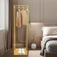 thumbnail image 4 of Clothing Display Stand, Modern Freestanding Metal Drying Clothes Garment Rack with Clothing Hanging Display Organizer for Laundry Room, Bedrooms, Clothing Stores, Shops, Balconies, Offices, Studios, 4 of 8