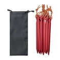 thumbnail image 3 of Estacas para tienda de campaña Zulema 8 piezas metal toldo rojo, 3 of 8